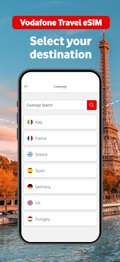 Vodafone Travel ekran görüntüsü