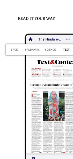 The Hindu ePaper: eNewspaper ekran görüntüsü