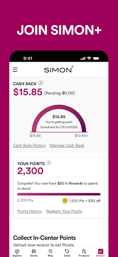 SIMON - Malls, Mills & Outlets ekran görüntüsü