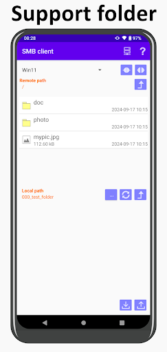 ShareConnect - SMB client ekran görüntüsü