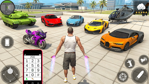 Rope City Gangster Open World ekran görüntüsü