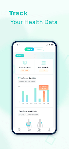 MyPainOff Pain Relief Tracker ekran görüntüsü