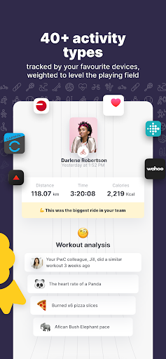 GoJoe: social fitness ekran görüntüsü