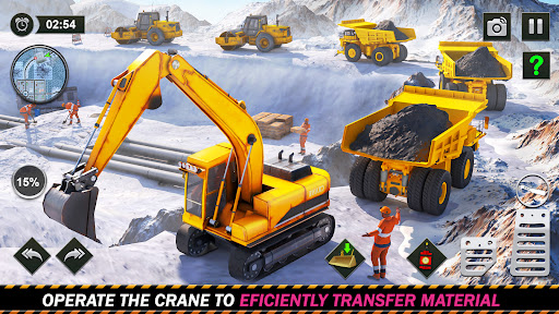 Snow Offroad Construction Game ekran görüntüsü