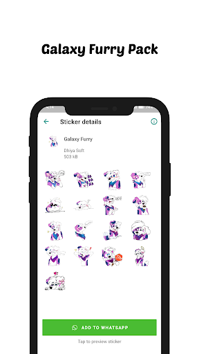 Animal Stickers for WA ekran görüntüsü