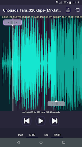 Quick Ringtone Maker - Cut MP3 ekran görüntüsü
