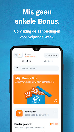Albert Heijn supermarkt ekran görüntüsü