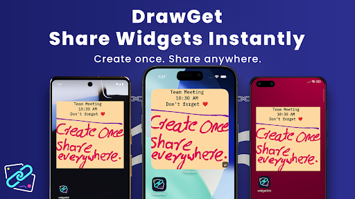 Drawget - Share Widget Art ekran görüntüsü