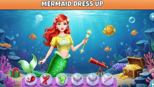 Mermaid Girls Fashion Makeover ekran görüntüsü