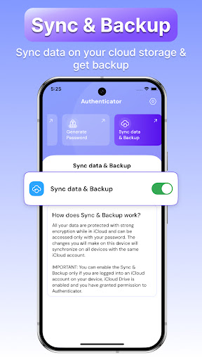 Authenticator App, OTP manager ekran görüntüsü