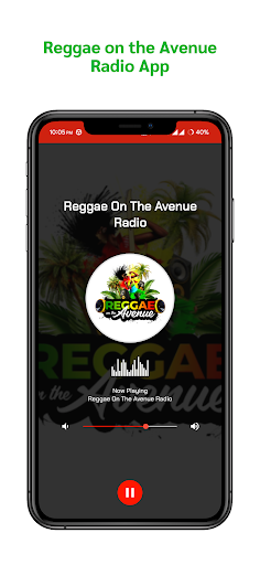 Reggae on the Avenue Radio App ekran görüntüsü