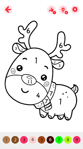 Kids Christmas Coloring Book ekran görüntüsü