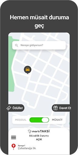 Martı Taksi Sürücü ekran görüntüsü