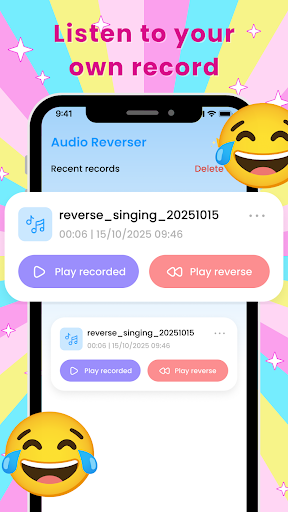 Reverse Audio & Sound Effects ekran görüntüsü