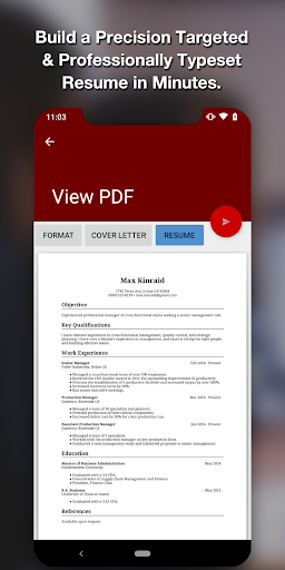 Resume Star - PDF CV Maker App ekran görüntüsü