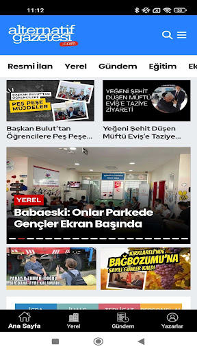 Kırklareli Alternatif Gazetesi ekran görüntüsü