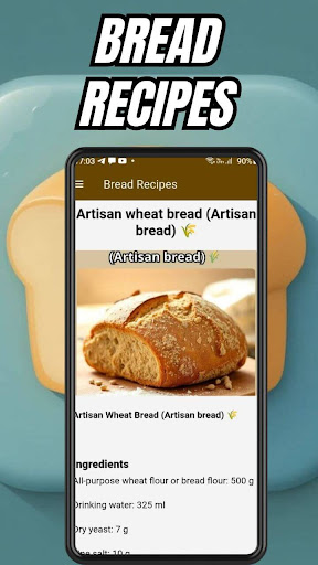 Bread Recipes ekran görüntüsü