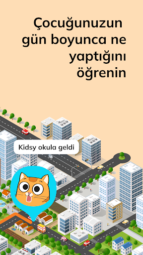 Kidsy: GPS telefon takip ekran görüntüsü