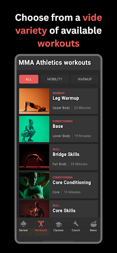 MMA Athletics ekran görüntüsü