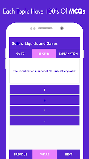 Chemistry MCQs with Answers an ekran görüntüsü