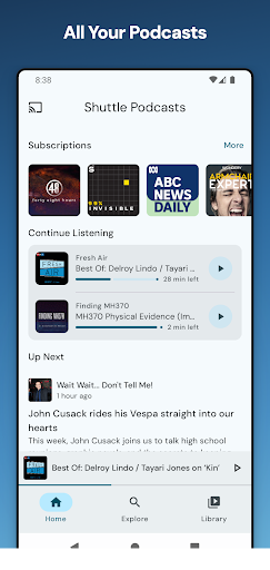 Shuttle: Simple Podcast Player ekran görüntüsü