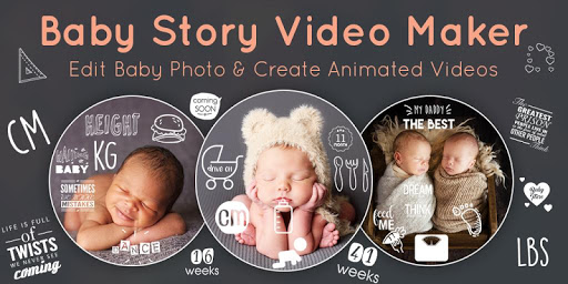Baby Story Photo Video Maker ekran görüntüsü