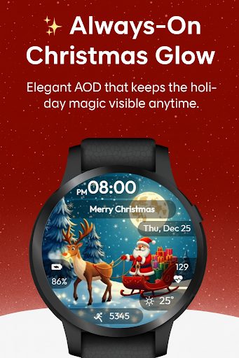 Xmas Magic WatchFace ekran görüntüsü