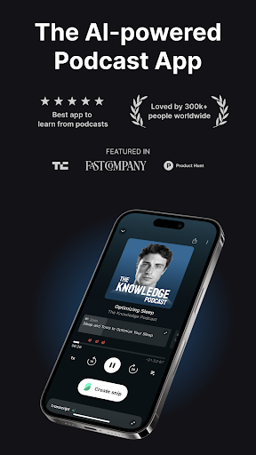 Snipd | AI Podcast Player ekran görüntüsü