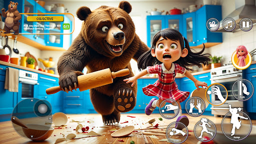 Prankster Girl Vs Angry Bear ekran görüntüsü