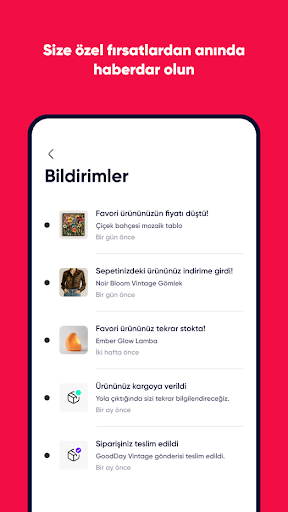 Shop: Favoriler takibinizde ekran görüntüsü