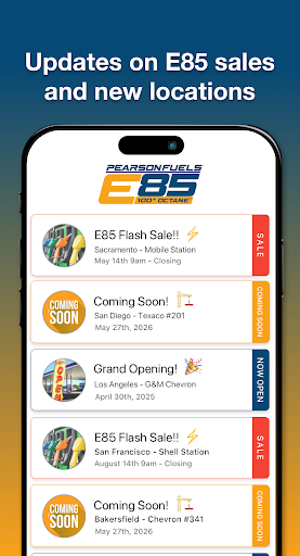 Pearson Fuels - E85 Stations ekran görüntüsü