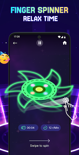 Finger Spinner: Glow Art Magic ekran görüntüsü