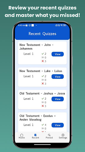 Danish Bible Quiz ekran görüntüsü