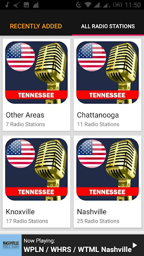 Tennessee Radio Stations - USA ekran görüntüsü