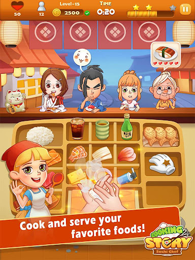 Sushi Master - Cooking story ekran görüntüsü