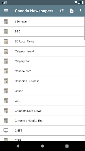 Canada Newspapers ekran görüntüsü