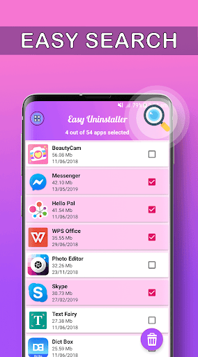 Easy Uninstaller App Uninstall ekran görüntüsü