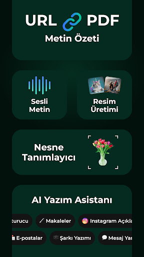 Türkçe Yapay Zeka - Chat: AI! ekran görüntüsü