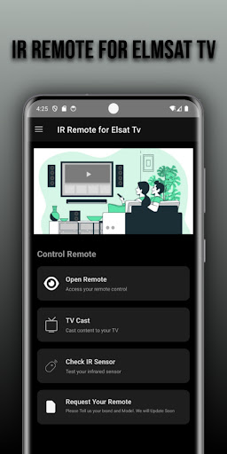 Remote for Elsat tv ekran görüntüsü