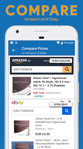 Price compare Amazon & eBay ekran görüntüsü