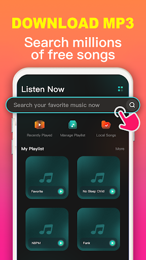 MP3 Music Downloader ekran görüntüsü