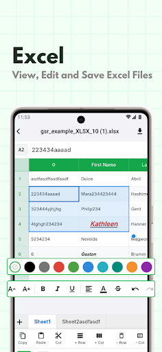 XLSheet AI : Formula & Editor ekran görüntüsü