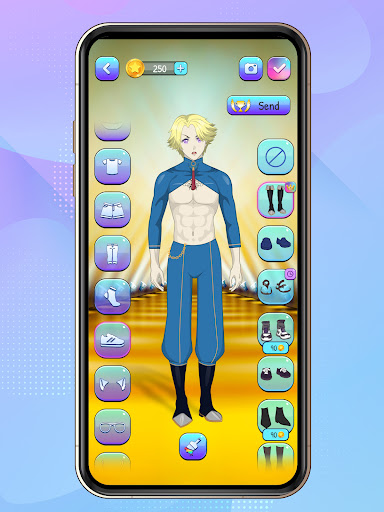 Anime Boys Dress Up Games ekran görüntüsü