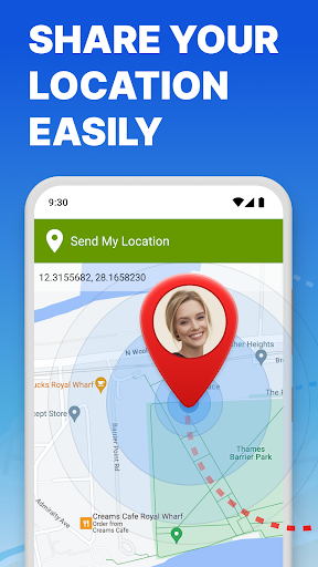 Konumumu Bul: GPS Izleyici ekran görüntüsü