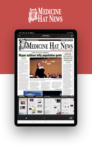 Medicine Hat News e-Edition ekran görüntüsü