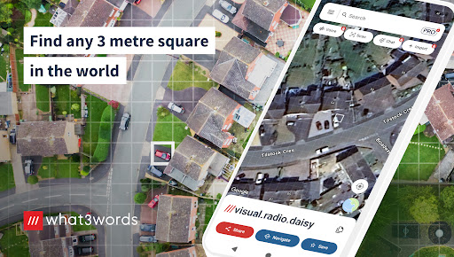 what3words ekran görüntüsü