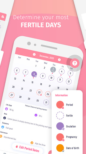 Ovulation & Pregnancy Calendar ekran görüntüsü