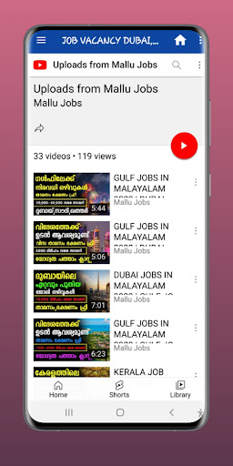 JOB VACANCY DUBAI,GCC & KERALA ekran görüntüsü