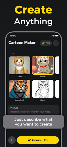 AI Cartoon Maker ekran görüntüsü