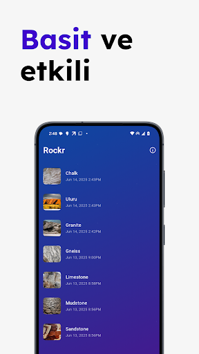 Kaya Tanımlayıcı - Rockr ekran görüntüsü